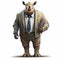 Professional Rhino Character Art For Business 32k Uhd Official Art