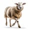 Professional Sheep Photo In Full Body Movement - 8k Uhd Realistic Image