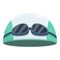 Professional swim cap icon cartoon . Perfect aquatic