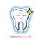 Professional teeth cleaning and protection logo