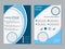Professional two-sided vector booklet design