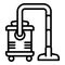 Professional vacuum cleaner icon, outline style