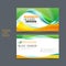 Professional vector business card set