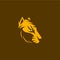 Professional wild tiger head logo icon. Sport team mascot logo template