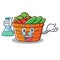 Professor fruit basket character cartoon