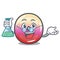 Professor jelly ring candy character cartoon