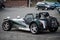 Profil view of vintage caterham super seven parked in the street