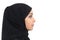 Profile of an arab saudi woman face with perfect skin