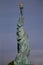 Profile of French Statue of Liberty Replica, Paris, France, AUGUST 1, 2015 - was given to Citizens of Paris in July 4, 1889 by US