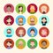 Profile Icon Avatar Image Group Casual People Big Crowd Diverse Ethnic Mix Race Banner