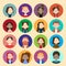 Profile Icon Avatar Image Group Casual People Big Crowd Diverse Ethnic Mix Race Banner