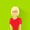 Profile icon female avatar woman wear eye glasses