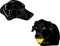 Profile illustration of Black Labrador retreivers