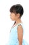 Profile of little asian girl