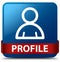 Profile (member icon) blue square button red ribbon in middle