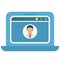 Profile Popup, Web Profile Isolated Vector Icon