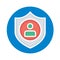 Profile privacy Isolated Vector icon which can easily modify or edit