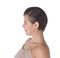 Profile of short-haired woman