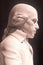 Profile of statue of James Madison, father of the US Constitution, Library of Congress, Washington D.C.