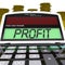 Profit Calculator Means Surplus Income And Revenue