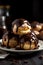 Profiteroles. A French Pastry Delight