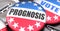 Prognosis and elections in the USA, pictured as pin-back buttons with American flag, to symbolize that Prognosis can be an