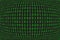 Program datum background. Green programming binary coding with fisheye effect. vector illustration