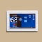 Programmable electronic thermostat,