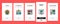 Programmatic Advertising Service Onboarding Icons Set Vector