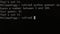 Programming code on black screen. A programmer writes a program. Silicon Valley. On-screen programming code. The programmer is wor