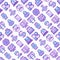 Programming seamless pattern with thin line icons: developer, code, algorithm, technical support, program setup, porting,