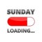 Progress Bar Loading with the text: Sunday