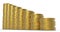 Progress or drop: golden coins stacks