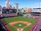 Progressive Field on a sunny Sunday in Cleveland - OHIO - USA - MLB