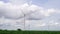 Progressive idea of using wind for electric energy by wind turbine farm.