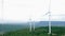 Progressive idea of using wind for electric energy by wind turbine farm.