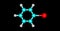 Proguanil molecular structure isolated on black