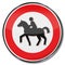 Prohibition for horse riding