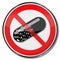 Prohibition for pills and tablets