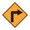Prohibition Sign Traffic  . Turn Right Arrow Vector illustrations