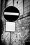 Prohibition traffic sign