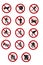 Prohibitory Traffic Signs - Rules and Regulations