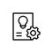 Project, paper, bulb icon. Simple line, outline vector elements of innovations icons for ui and ux, website or mobile application