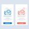 Projector, Film, Movie, Multi Media  Blue and Red Download and Buy Now web Widget Card Template