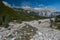 Prokletije mountain view from Theth, Albanian Alps, North Albania