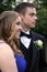 Prom Dates Laughing and Serious