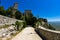 Promenade and castle of Venus at Erice, Sicily