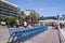 The Promenade des Anglais in Nice, France