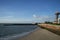 Promenade in Dutch Seaside Town Vlissingen, Zeeland, Netherlands