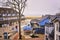 Promenade with holiday apartments on the pier of Graal-MÃ¼ritz. Germany